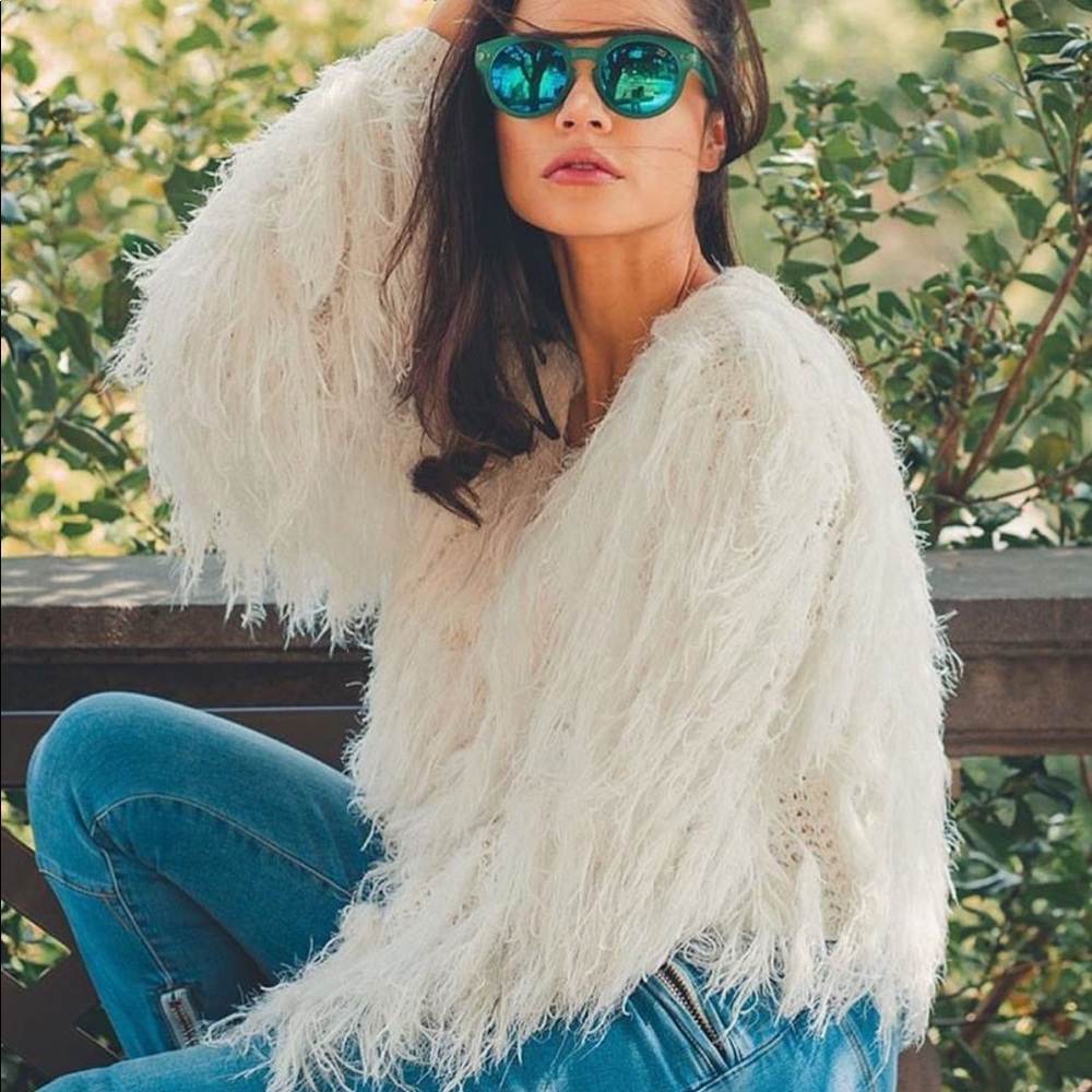 Fuzzy Cardigan